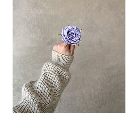 Головка розы, сиреневая, 6 см, изображение 4 ᐒ купить на  ❤ Like7km.com.ua