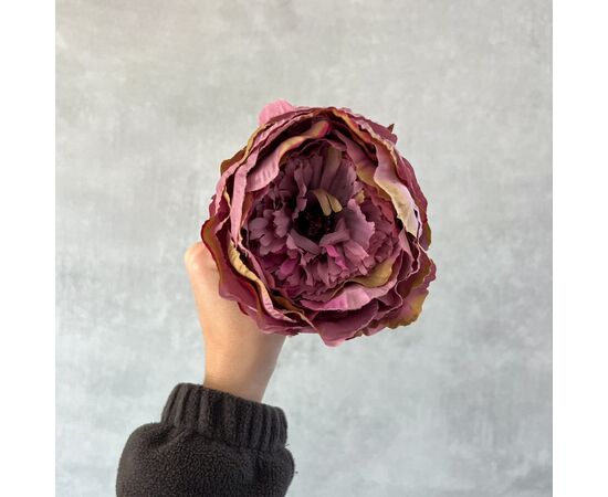 Головка пиона, сиреневая, 11 см., изображение 5 ᐒ купить на  ❤ Like7km.com.ua