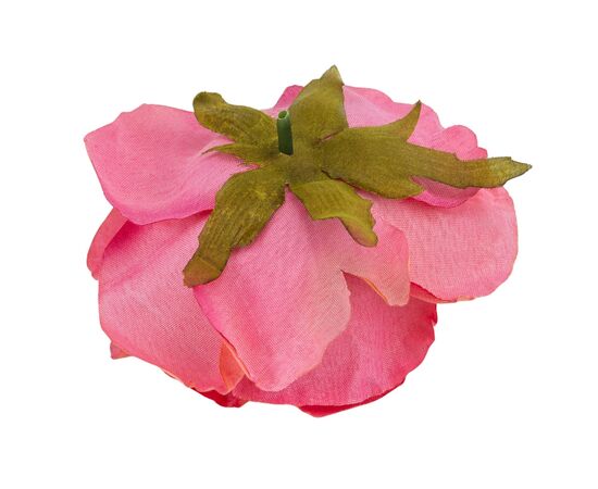 Головка розы, темно-розовая, 10 см, изображение 4 ᐒ купить на  ❤ Like7km.com.ua