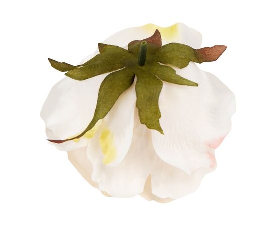 Головка розы, белая, 9 см, изображение 4 ᐒ купить на  ❤ Like7km.com.ua