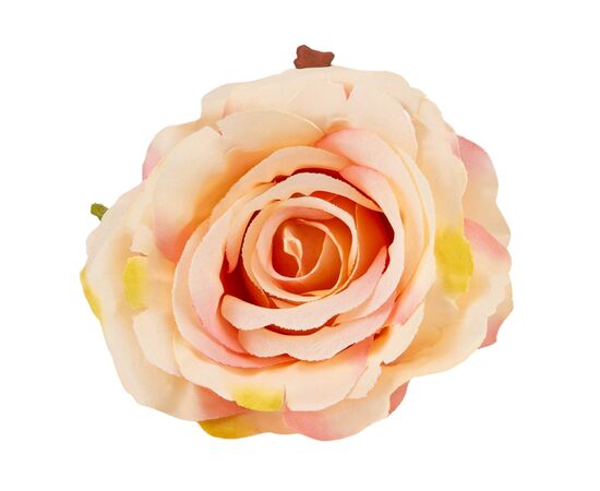 Головка розы, бежевая(крем), 8 см, изображение 3 ᐒ купить на  ❤ Like7km.com.ua