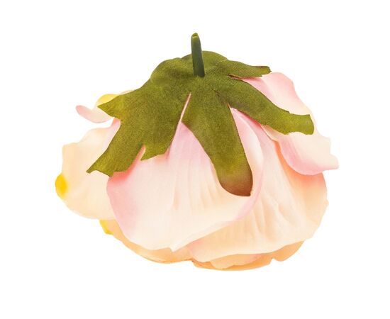 Головка розы, бежевая(крем), 8 см, изображение 4 ᐒ купить на  ❤ Like7km.com.ua