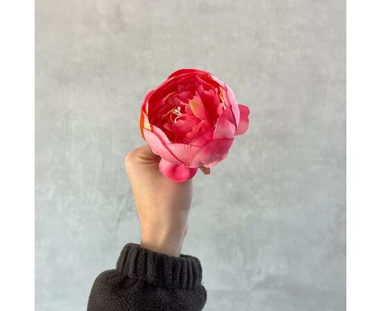 Головка розы, розовая, 8 см, изображение 5 ᐒ купить на  ❤ Like7km.com.ua