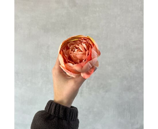 Головка розы, бежевая, 8 см, изображение 5 ᐒ купить на  ❤ Like7km.com.ua