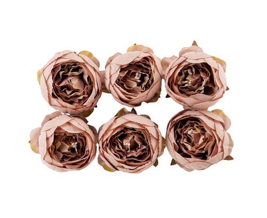 Головка розы, пыльная роза, 8 см, изображение 2 ᐒ купить на  ❤ Like7km.com.ua