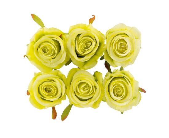 Головка розы, зеленая, 8 см, изображение 2 ᐒ купить на  ❤ Like7km.com.ua