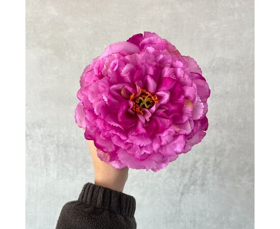 Головка пиона, темно-сиреневая, 17 см, изображение 5 ᐒ купить на  ❤ Like7km.com.ua
