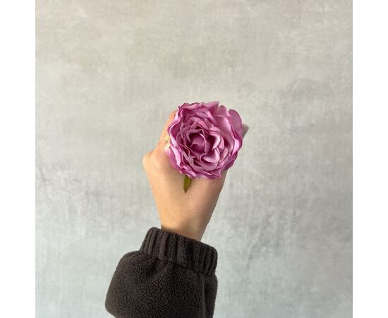 Головка розы, темно-розовая, 6 см, изображение 5 ᐒ купить на  ❤ Like7km.com.ua