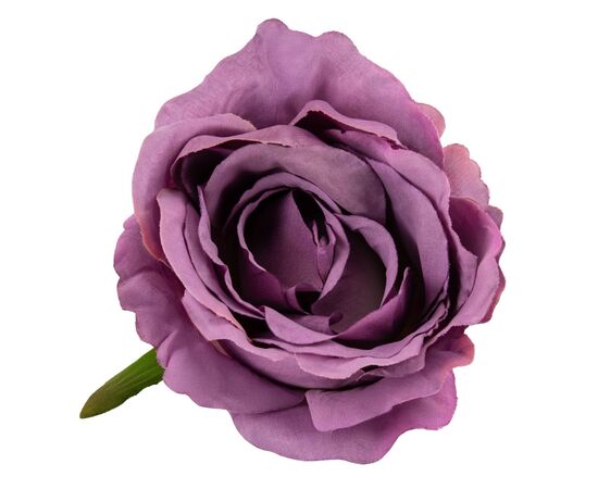 Головка розы, темно-сиреневая, 9 см, изображение 3 ᐒ купить на  ❤ Like7km.com.ua