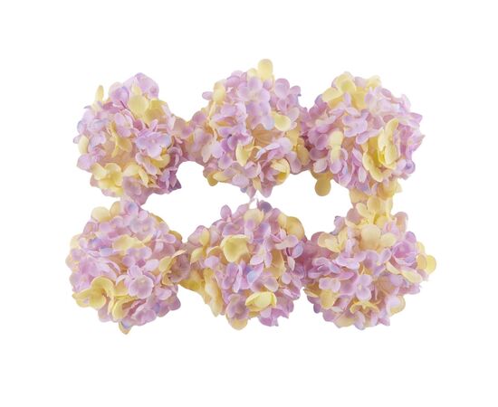 Головка гортензии, бежево-сиреневая, 9 см, изображение 2 ᐒ купить на  ❤ Like7km.com.ua