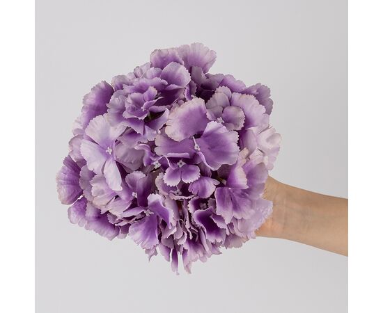 Головка гортензии, сиреневая, 20 см, изображение 4 ᐒ купить на  ❤ Like7km.com.ua