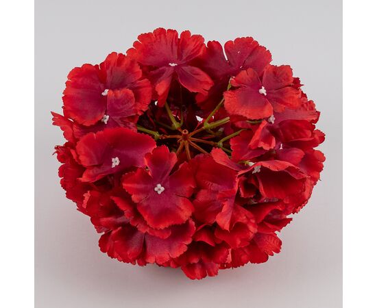 Головка гортензии, красная, 20 см, изображение 3 ᐒ купить на  ❤ Like7km.com.ua