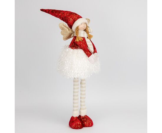 Фигурка телескопическая с подсветкой "Девочка-гномик в красном", 70 см, изображение 2 ᐒ купить на  ❤ Like7km.com.ua