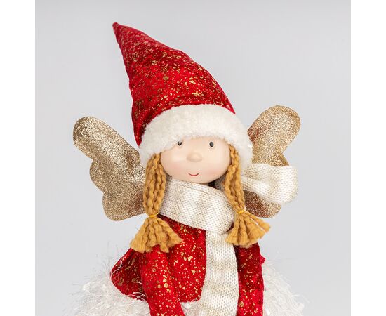 Фигурка телескопическая с подсветкой "Девочка-гномик в красном", 70 см, изображение 3 ᐒ купить на  ❤ Like7km.com.ua