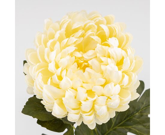 Искусственная хризантема, кремовая, 72 см, изображение 3 ᐒ купить на  ❤ Like7km.com.ua