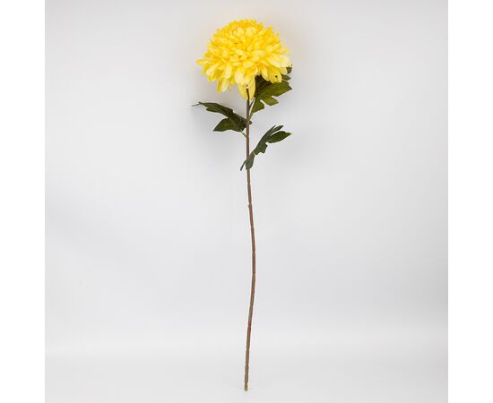 Искусственная хризантема, желтая, 75 см, изображение 4 ᐒ купить на  ❤ Like7km.com.ua