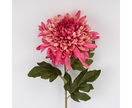 Искусственная хризантема, розовая, 78 см, изображение 2 ᐒ купить на  ❤ Like7km.com.ua