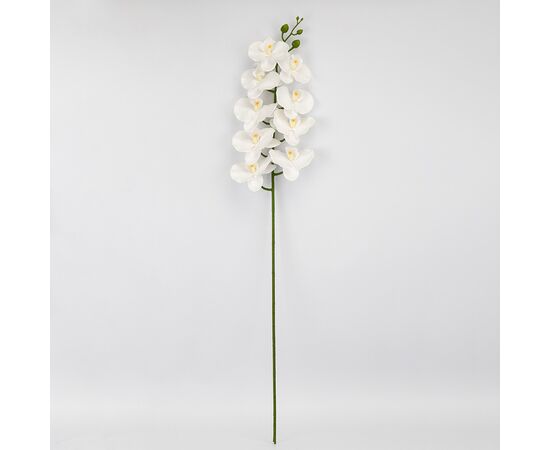 Искусственная орхидея, белая, 95 см, изображение 4 ᐒ купить на  ❤ Like7km.com.ua