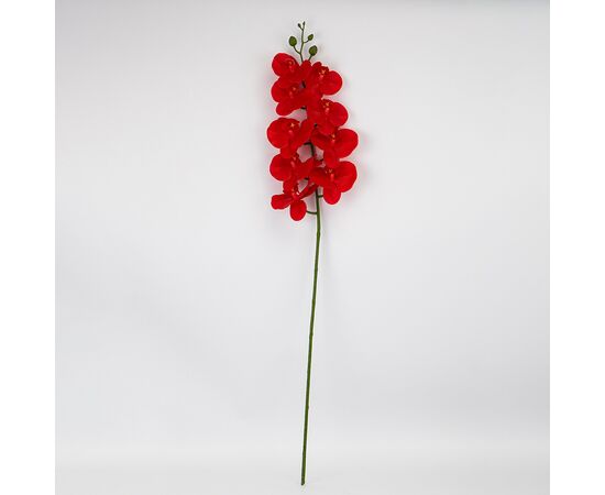 Искусственная орхидея, красная, 95 см, изображение 4 ᐒ купить на  ❤ Like7km.com.ua