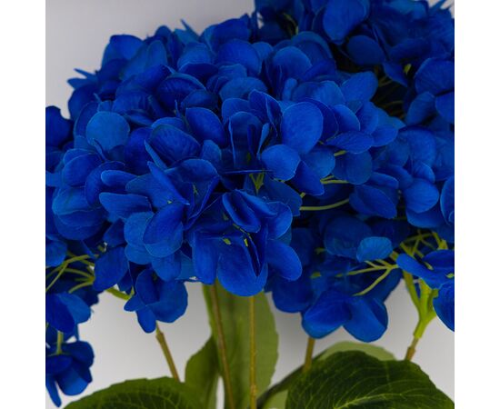 Букет гортензий, 5 бутонов, синий, 48 см, изображение 2 ᐒ купить на  ❤ Like7km.com.ua