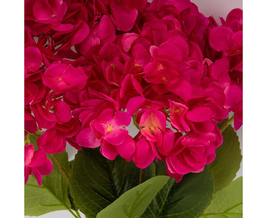 Букет гортензий, 5 бутонов, ярко-розовый, 48 см, изображение 2 ᐒ купить на  ❤ Like7km.com.ua