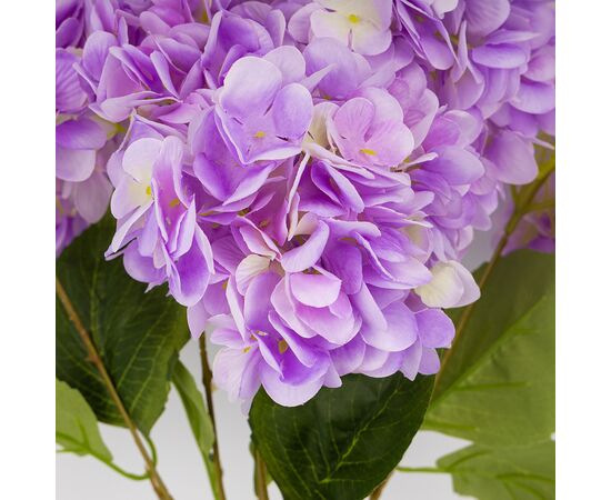Букет гортензий, 5 бутонов, сиреневый, 48 см, изображение 2 ᐒ купить на  ❤ Like7km.com.ua