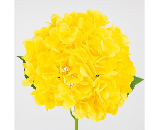 Искусственная гортензия, желтая, 67 см, изображение 3 ᐒ купить на  ❤ Like7km.com.ua