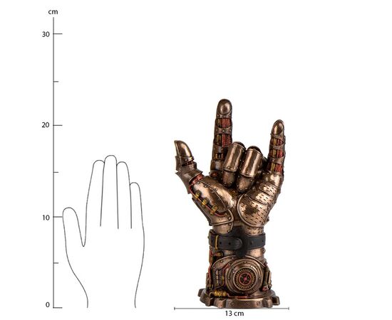 Статуэтка "Рок-жест", 23,5 см VERONESE, изображение 7 ᐒ купить на  ❤ Like7km.com.ua