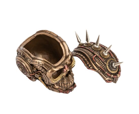 Шкатулка "Стимпанк-Череп", 14,5 см VERONESE, изображение 3 ᐒ купить на  ❤ Like7km.com.ua