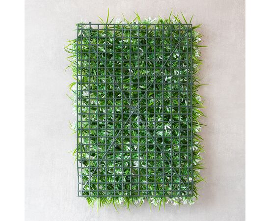 Искусственный фитомодуль "Белый цвет", 60*41 см СПАСЕННАЯ ПОЗИЦИЯ, изображение 3 ᐒ купить на  ❤ Like7km.com.ua