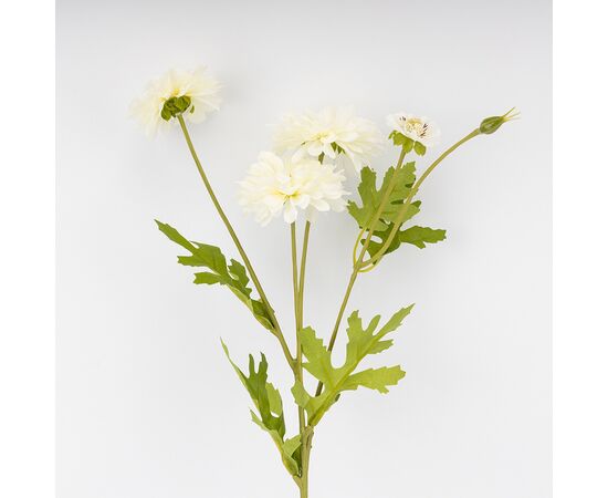 Искусственная хризантема, белая, 55 см СПАСЕННАЯ ПОЗИЦИЯ, изображение 2 ᐒ купить на  ❤ Like7km.com.ua