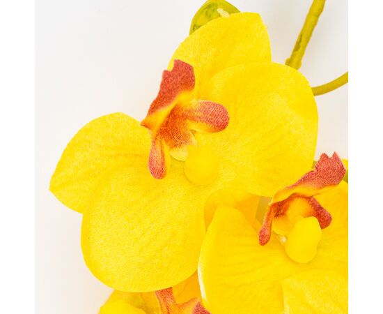Латексная орхидея, желтая, 72 см СПАСЕННАЯ ПОЗИЦИЯ, изображение 3 ᐒ купить на  ❤ Like7km.com.ua