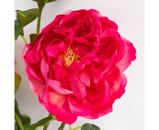 Искусственный пион с 3 бутонами с эффектом живого прикосновения, кремово-розовый, 80 см, изображение 3 ᐒ купить на  ❤ Like7km.com.ua