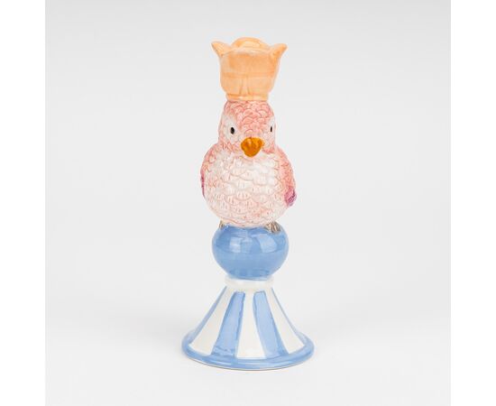 Подсвечник "Розовый попугай", 21 см, изображение 2 ᐒ купить на  ❤ Like7km.com.ua