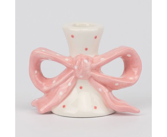 Подсвечник "Большой бантик", 9 см, изображение 2 ᐒ купить на  ❤ Like7km.com.ua