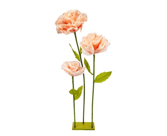 Большие ростовые декоративные цветы на стойке, пудровые, 155 см, изображение 2 ᐒ купить на  ❤ Like7km.com.ua