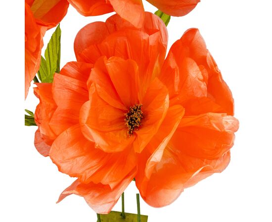 Большие ростовые декоративные цветы на стойке, красные, 165 см, изображение 3 ᐒ купить на  ❤ Like7km.com.ua