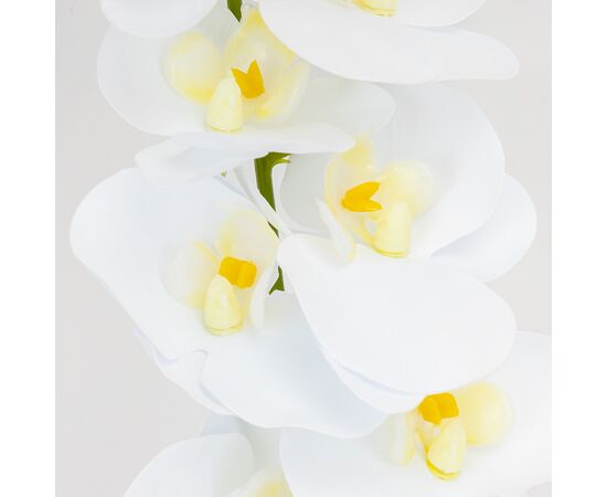 Искусственная орхидея, белая, 57 см, изображение 4 ᐒ купить на  ❤ Like7km.com.ua