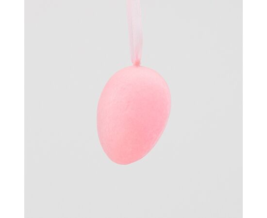 Набор из 5 подвесных флоковых крашанок, розовый, 7 см, изображение 2 ᐒ купить на  ❤ Like7km.com.ua