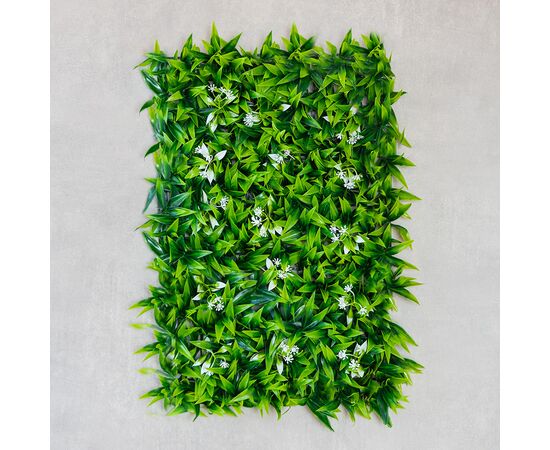 Фитомодуль искусственный "Белое цветение", 40*60 cм, изображение 2 ᐒ купить на  ❤ Like7km.com.ua