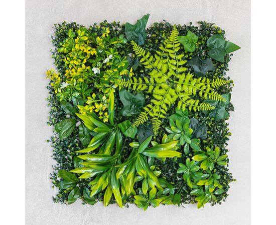 Фитомодуль искусственный "Травяной микс", 50*50 cм, изображение 2 ᐒ купить на  ❤ Like7km.com.ua