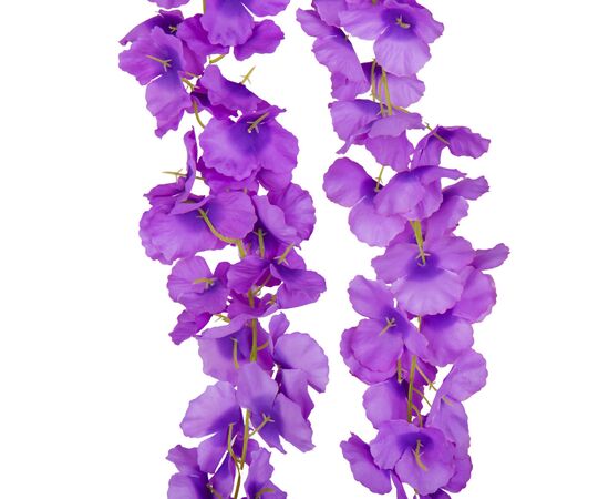 Искусственная гирлянда "Глициния", сиреневая, изображение 2 ᐒ купить на  ❤ Like7km.com.ua