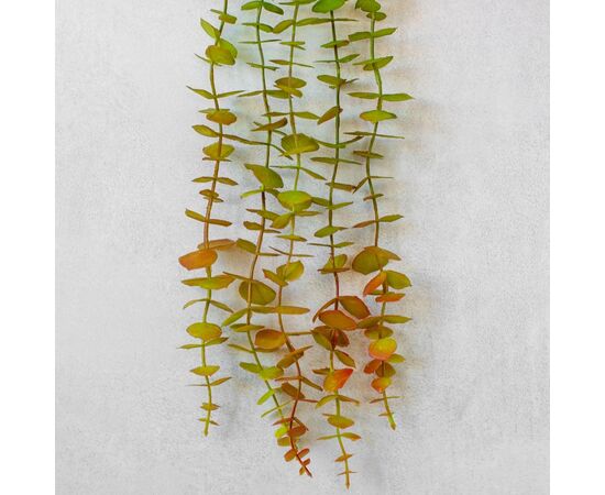 Искусственная свисающая ветвь "Лиана", зелено-оранжевая, 82 см, изображение 3 ᐒ купить на  ❤ Like7km.com.ua