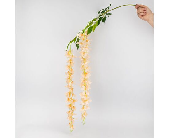 Набор из 12 свисающих веток "Глициния оранжевая", 103 см, изображение 3 ᐒ купить на  ❤ Like7km.com.ua