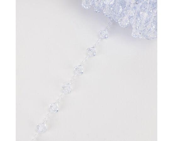 Гирлянда из кристаллов, прозрачная, 15 м, изображение 5 ᐒ купить на  ❤ Like7km.com.ua