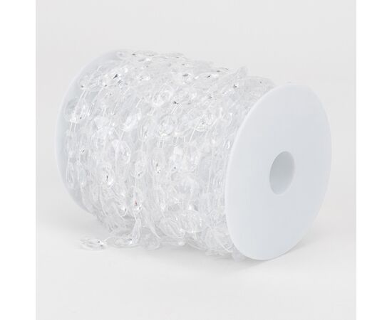 Гирлянда из кристаллов, прозрачная, 15 м, изображение 3 ᐒ купить на  ❤ Like7km.com.ua