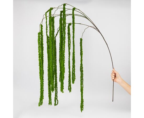 Искусственная свисающая ветка "Амарант", зеленая, 180 см, изображение 2 ᐒ купить на  ❤ Like7km.com.ua