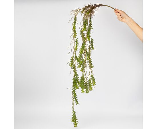 Искусственная свисающая ветка "Лесные ручьи", зеленая, 120 см, изображение 2 ᐒ купить на  ❤ Like7km.com.ua