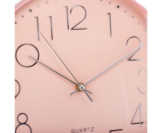 Часы "Модерн", розовый, 30 см, изображение 2 ᐒ купить на  ❤ Like7km.com.ua