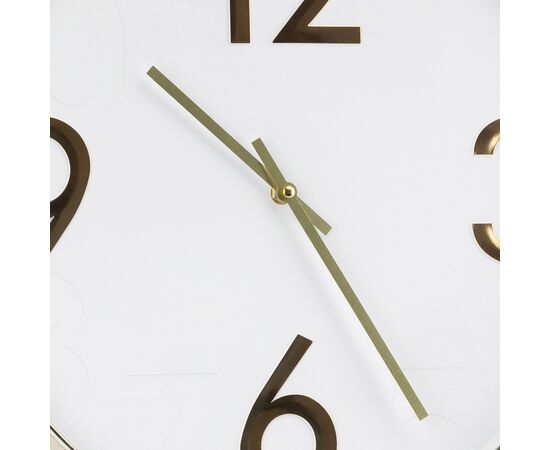 Часы "Элегия", бело-золотые, 40 см, изображение 2 ᐒ купить на  ❤ Like7km.com.ua